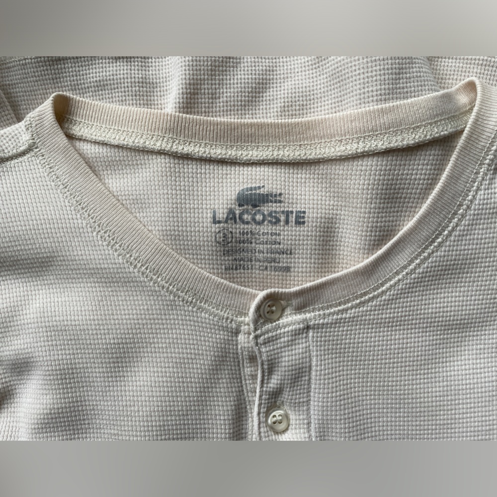 Lacroste Men long tshirt size 3